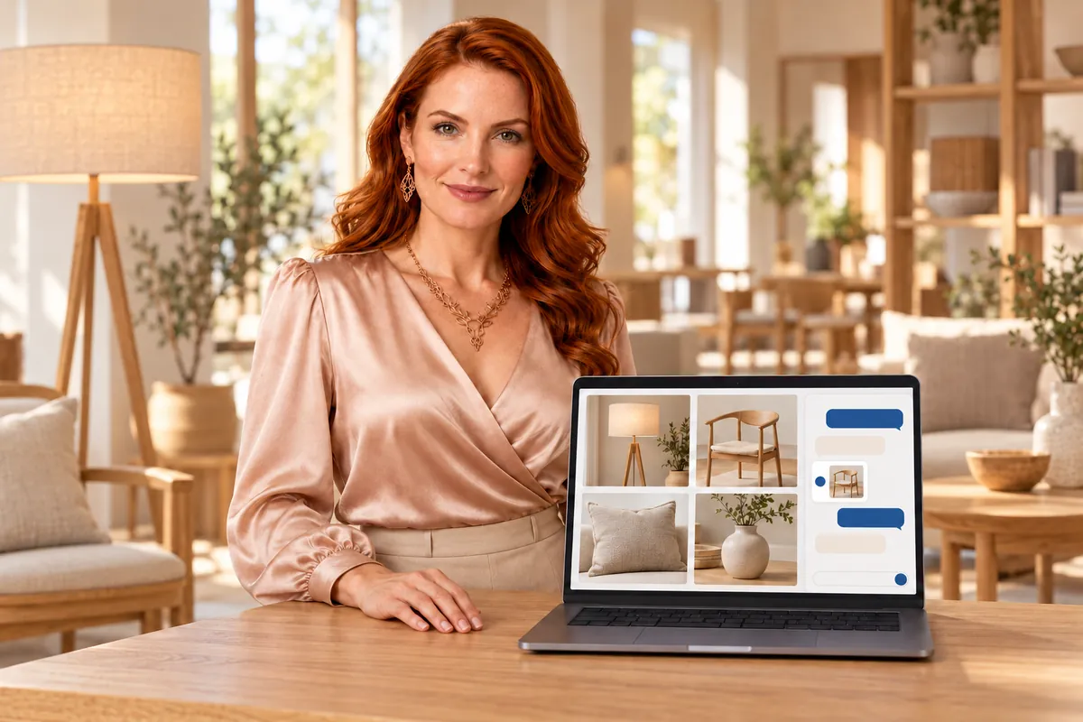 AI chatbot egy webshopban, termékkártyával ajánl a vásárlónak