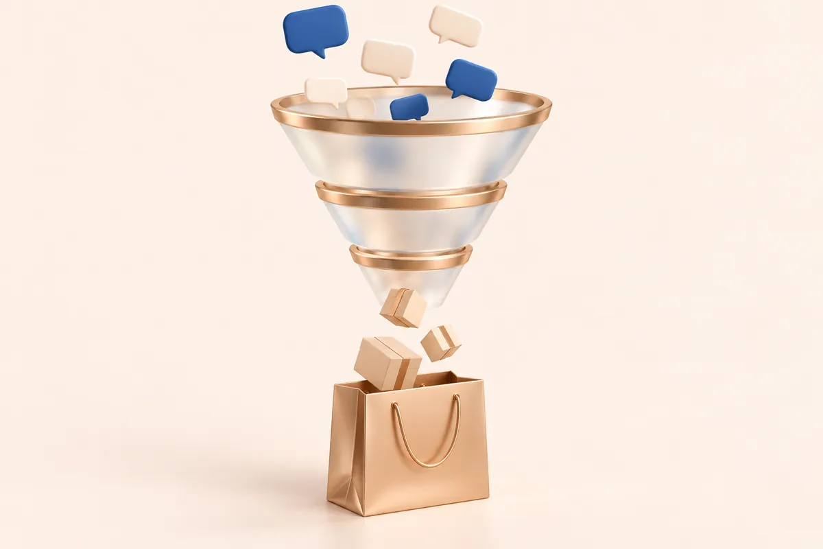 A shopper looking at a chatbot recommendation in an online store