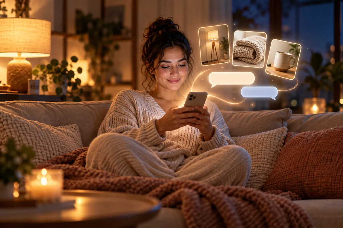 Ecommerce chatbot recommending products in an online store