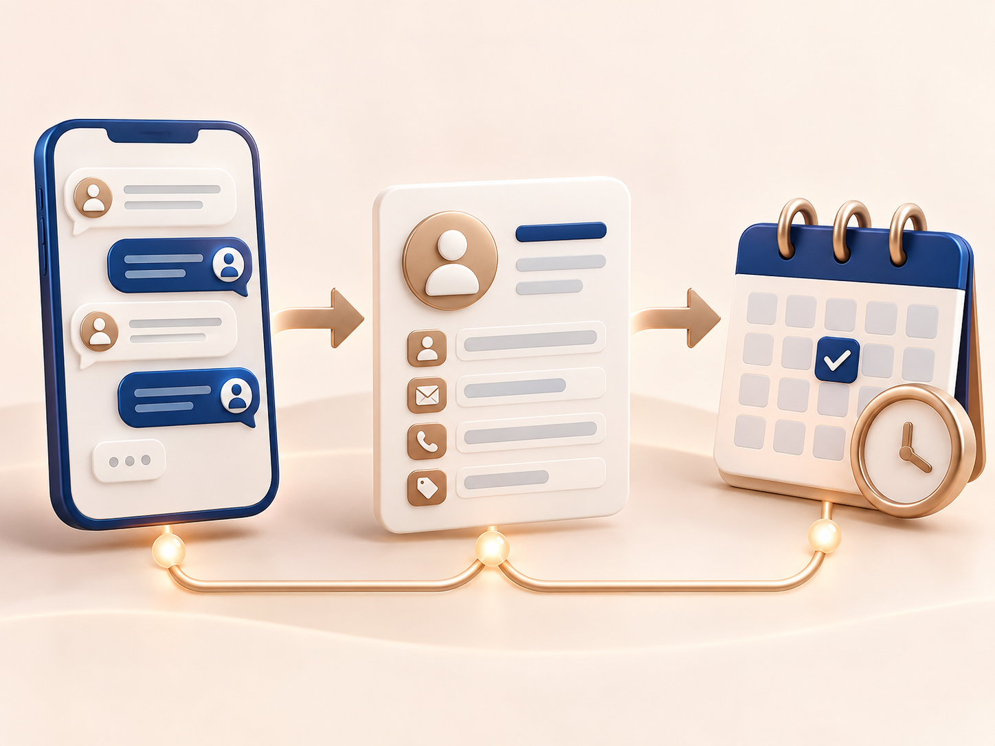 Practical diagram: AI Chatbot Integrations: CRM, Calendar, Email and Ecommerce Explained