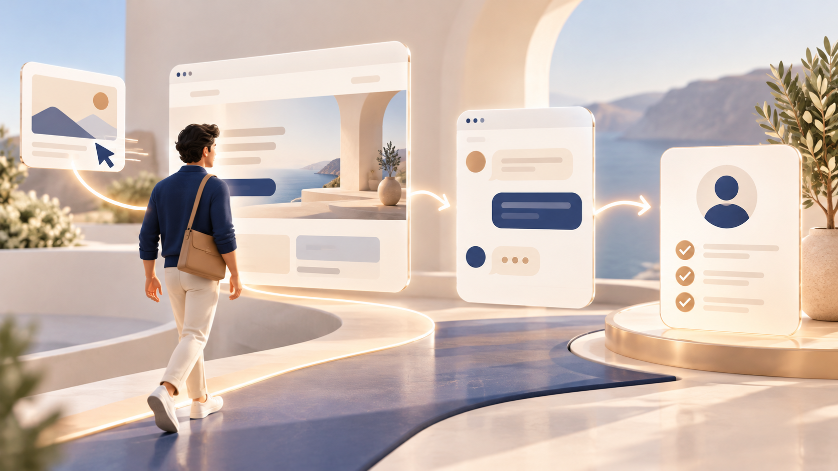 Illustration: AI Chatbot for Google Ads Landing Pages: Turn Paid Clicks into Conversations