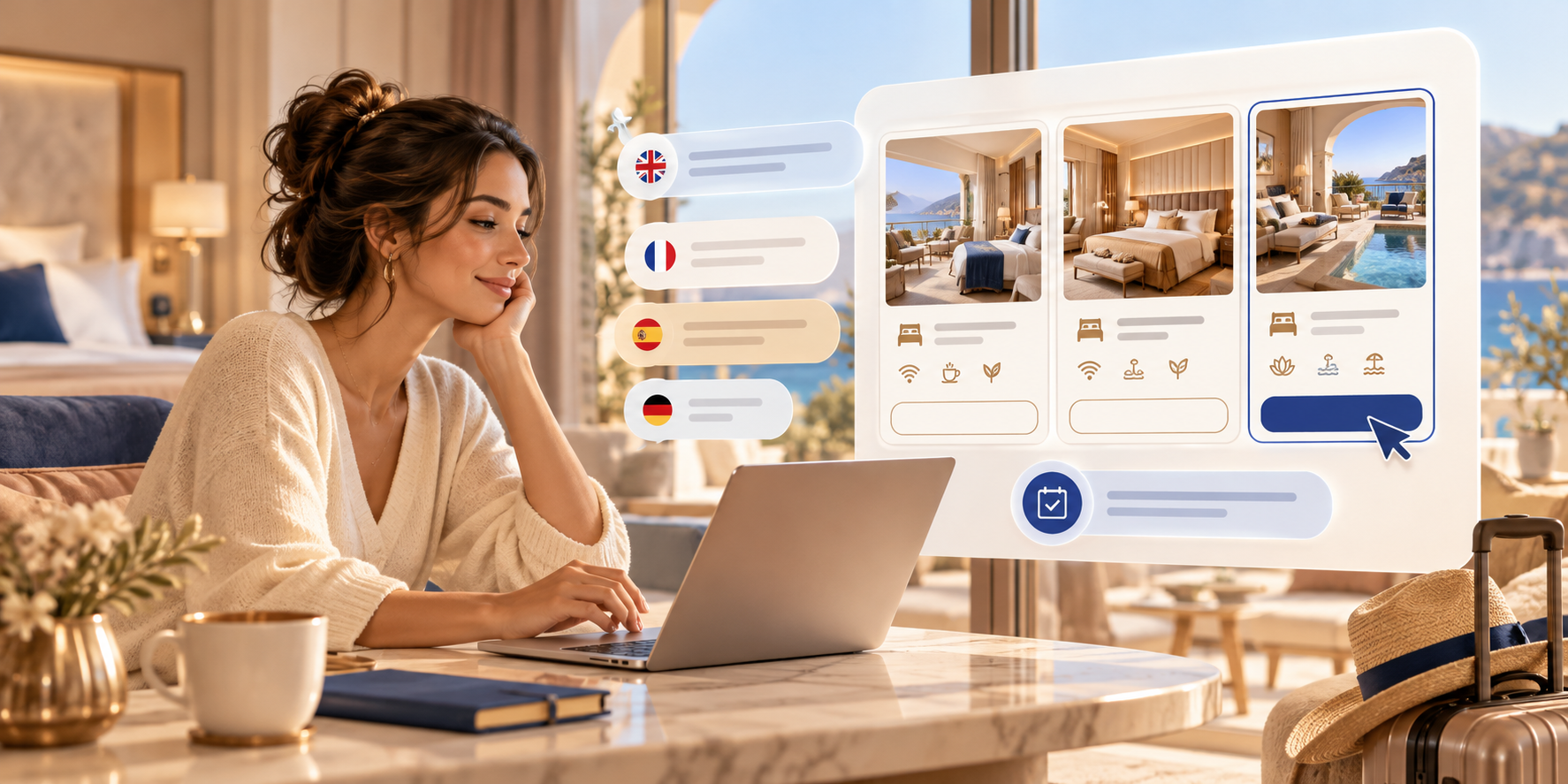 Illustration: AI Chatbot for Hotels: Answer Guest Questions and Increase Direct Bookings