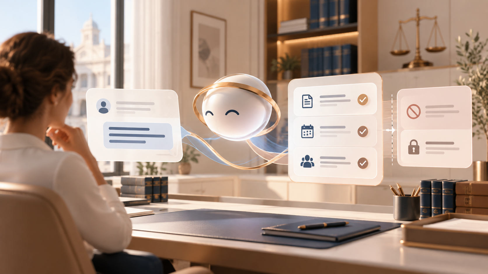 Illustration: AI Chatbot for Law Firms: Qualify Enquiries Without Giving Legal Advice