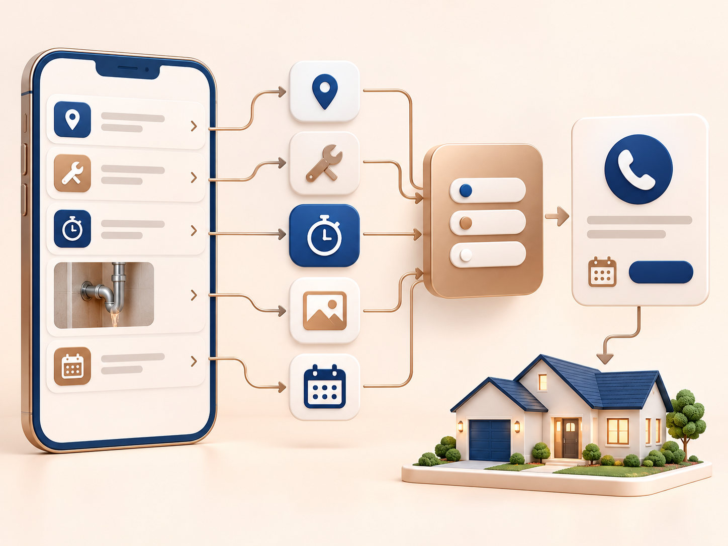 Practical diagram: AI Chatbot for Home Service Businesses: Capture Better Quote Requests 24/7