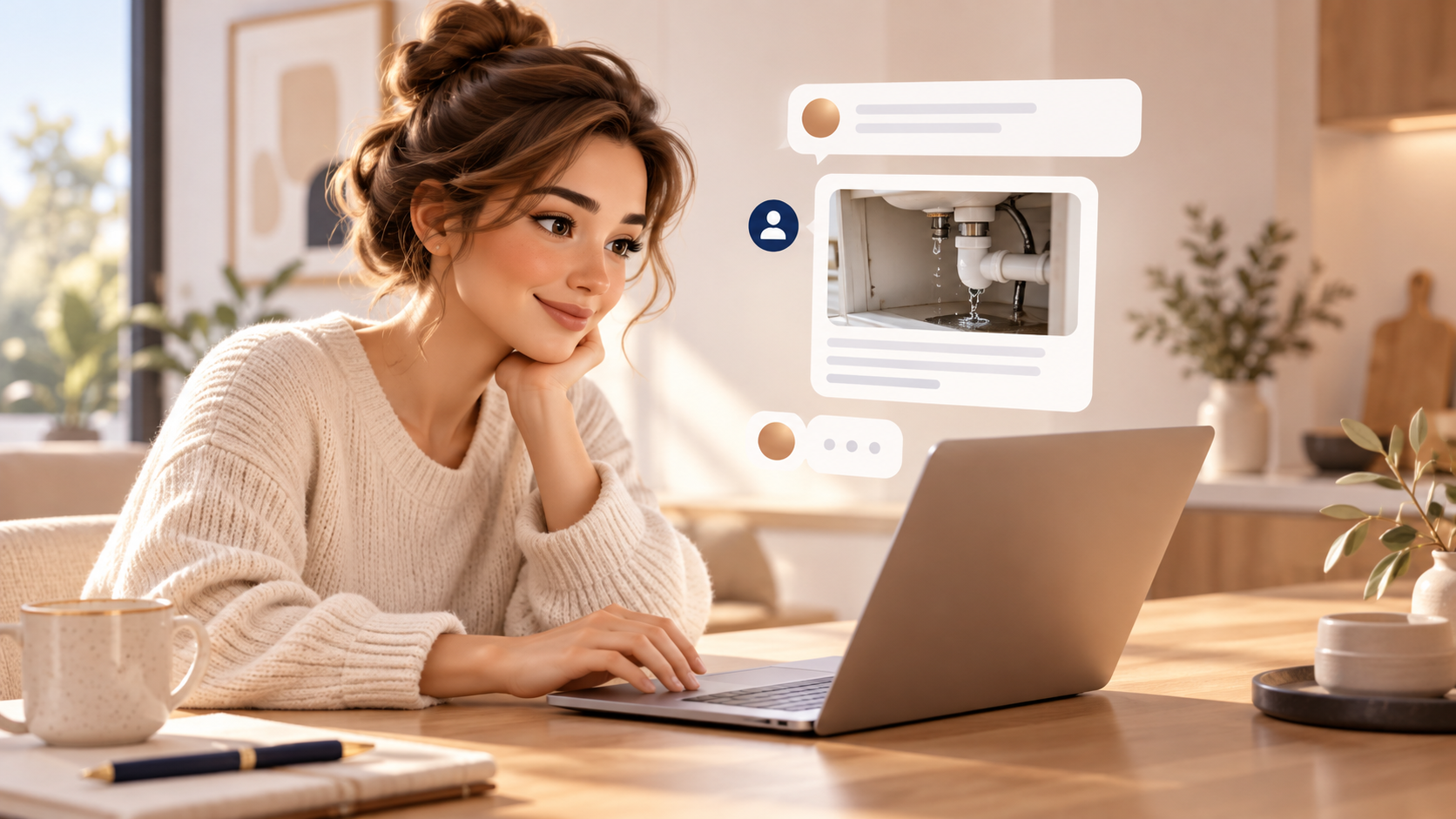 Illustration: AI Chatbot for Home Service Businesses: Capture Better Quote Requests 24/7